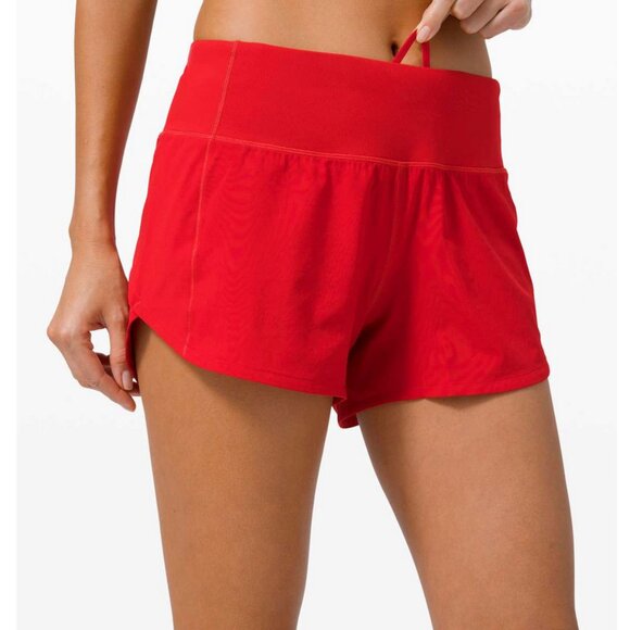 Lululemon Speed Up Short Dark Red 14 Long - Picture 4 of 12